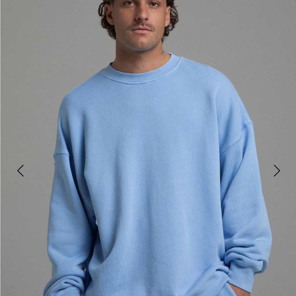 Elwood Sky Blue Crewneck Sweater